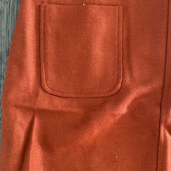 NWT Madewell faded rust A-Line silhouette skirt - Picture 2 of 6